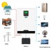 EASUN 1000W 12V hybride omvormer - Netstroom - MPPT regelaar - Zonnepanelen regelaar - Accu's - 230VAC